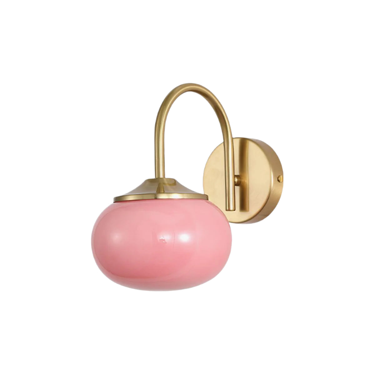 Uma Retro Glass Globe Wall Lamp