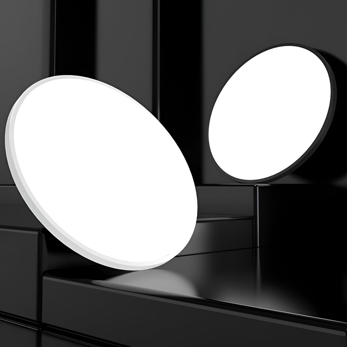 Selene Minimalist Acrylic Round LED Ceiling Light