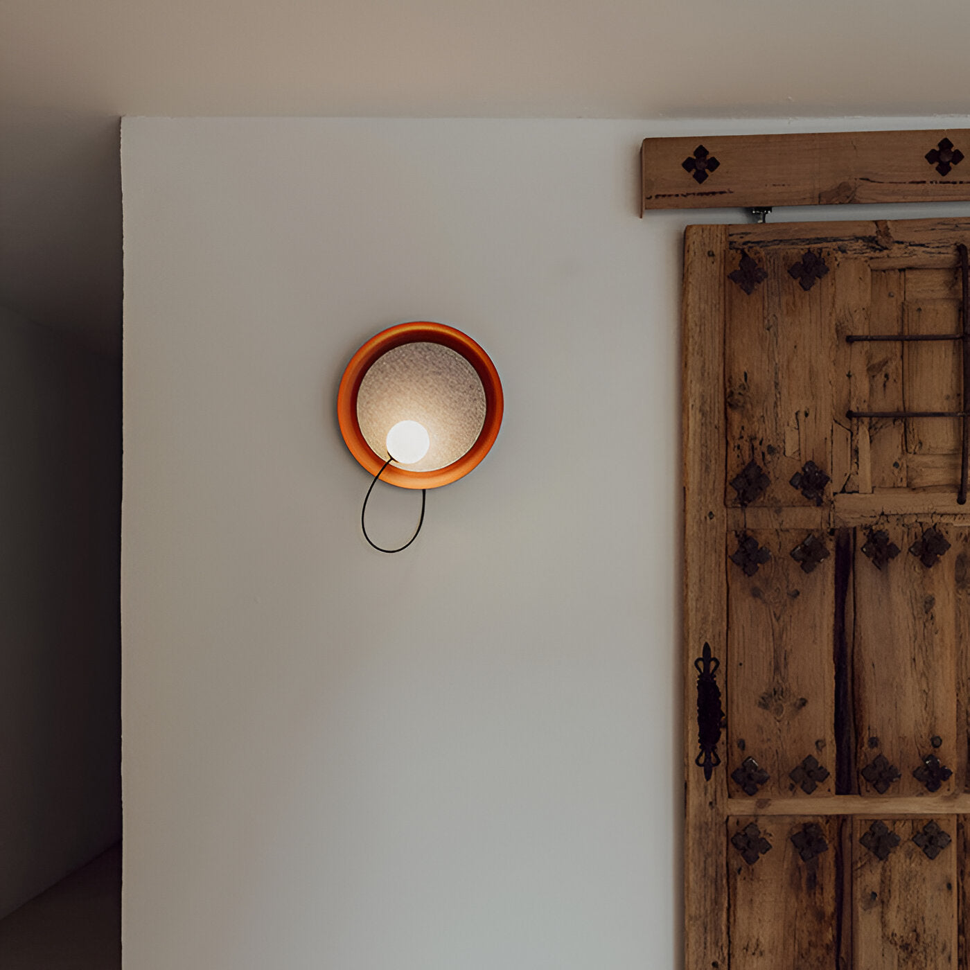 Nordic Modern Adjustable Circular Iron Wall Light