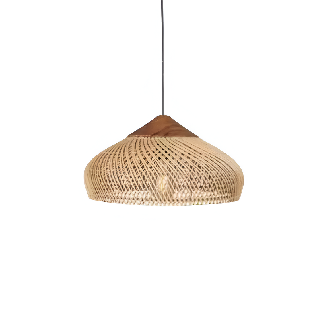 Retro Bohemian Rattan Pendant Light