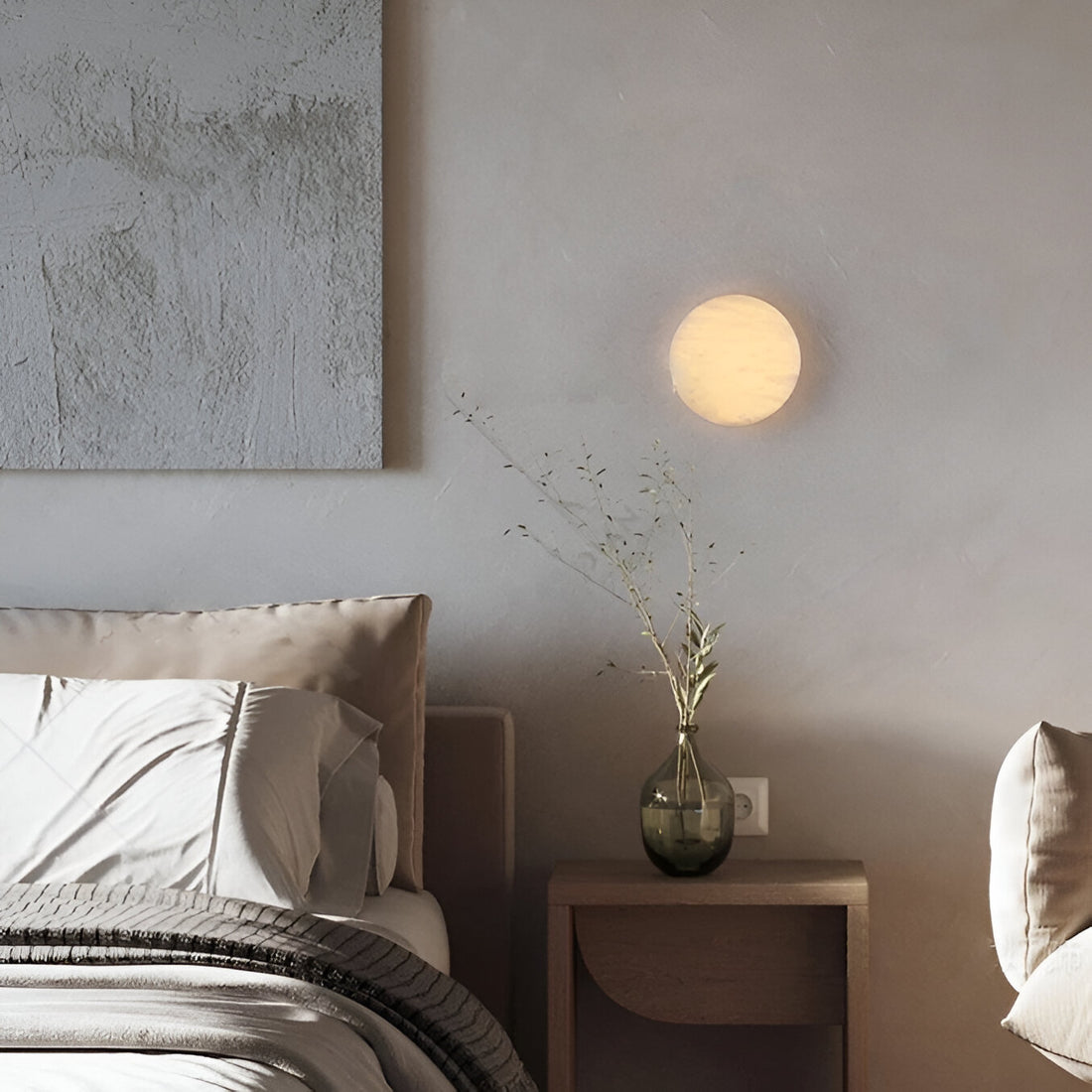 Nordic Alabaster Davina Wall Light
