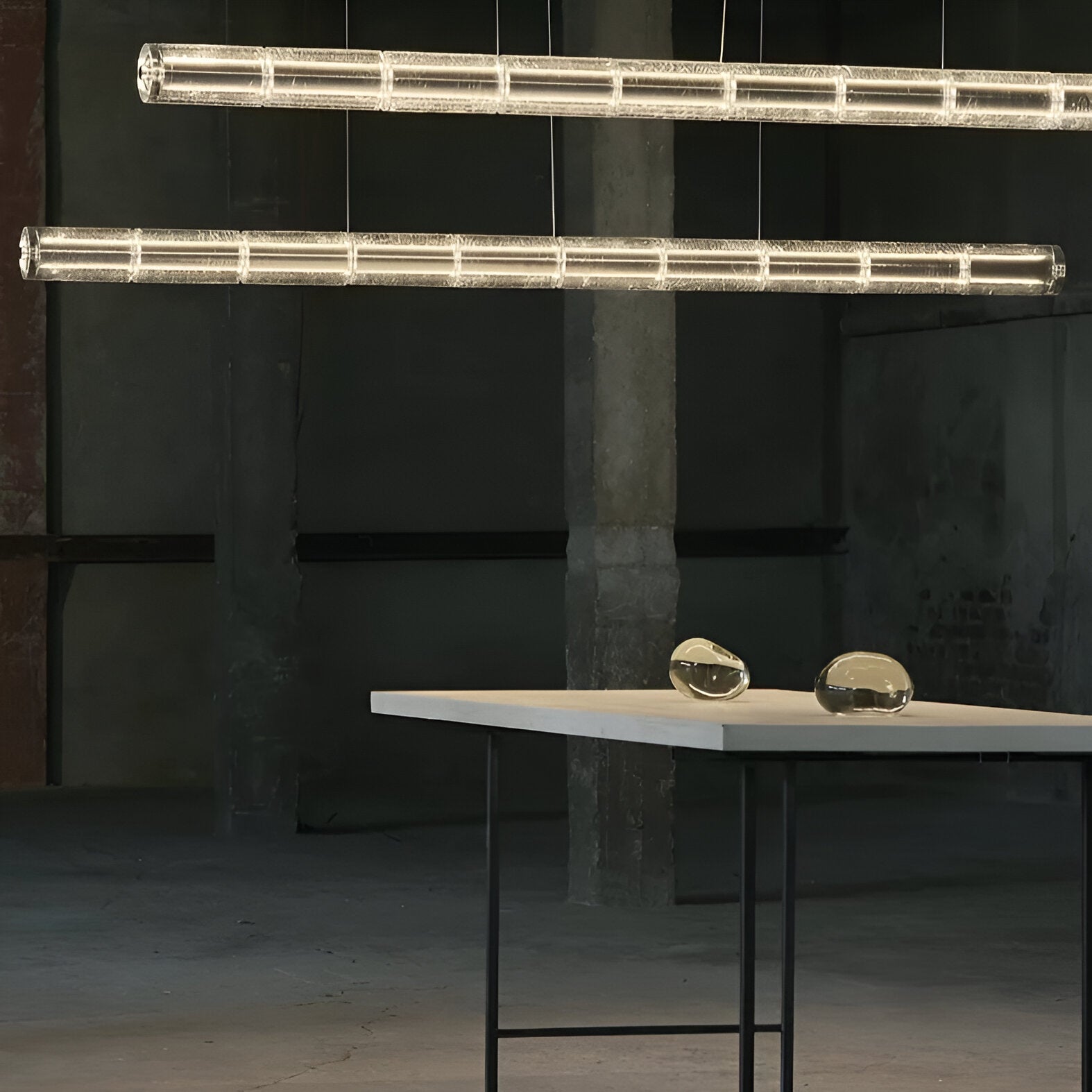 Nordic Aluminum with Glass Shade Luke Pendant Light