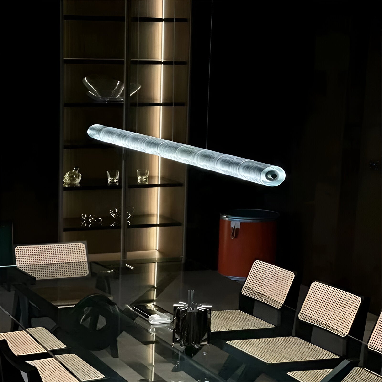 Nordic Aluminum with Glass Shade Luke Pendant Light