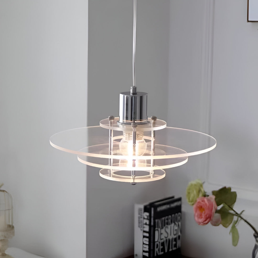 Nordic Bauhaus Acrylic Pendant Light