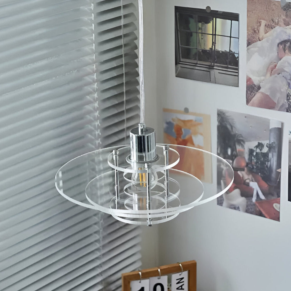 Nordic Bauhaus Acrylic Pendant Light