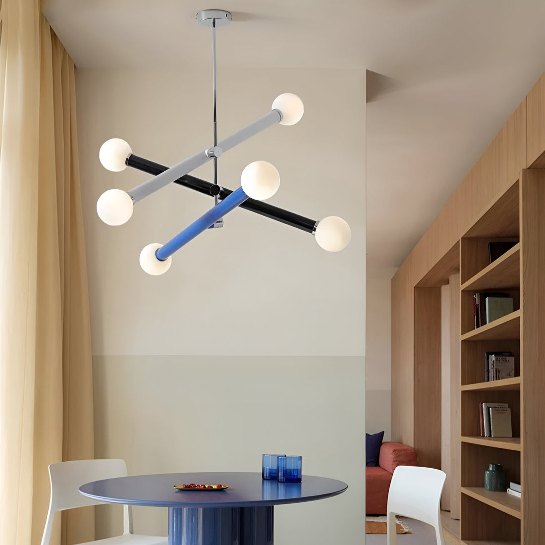 Nordic Colorful Glass Acrylic Taryn Pendant Light