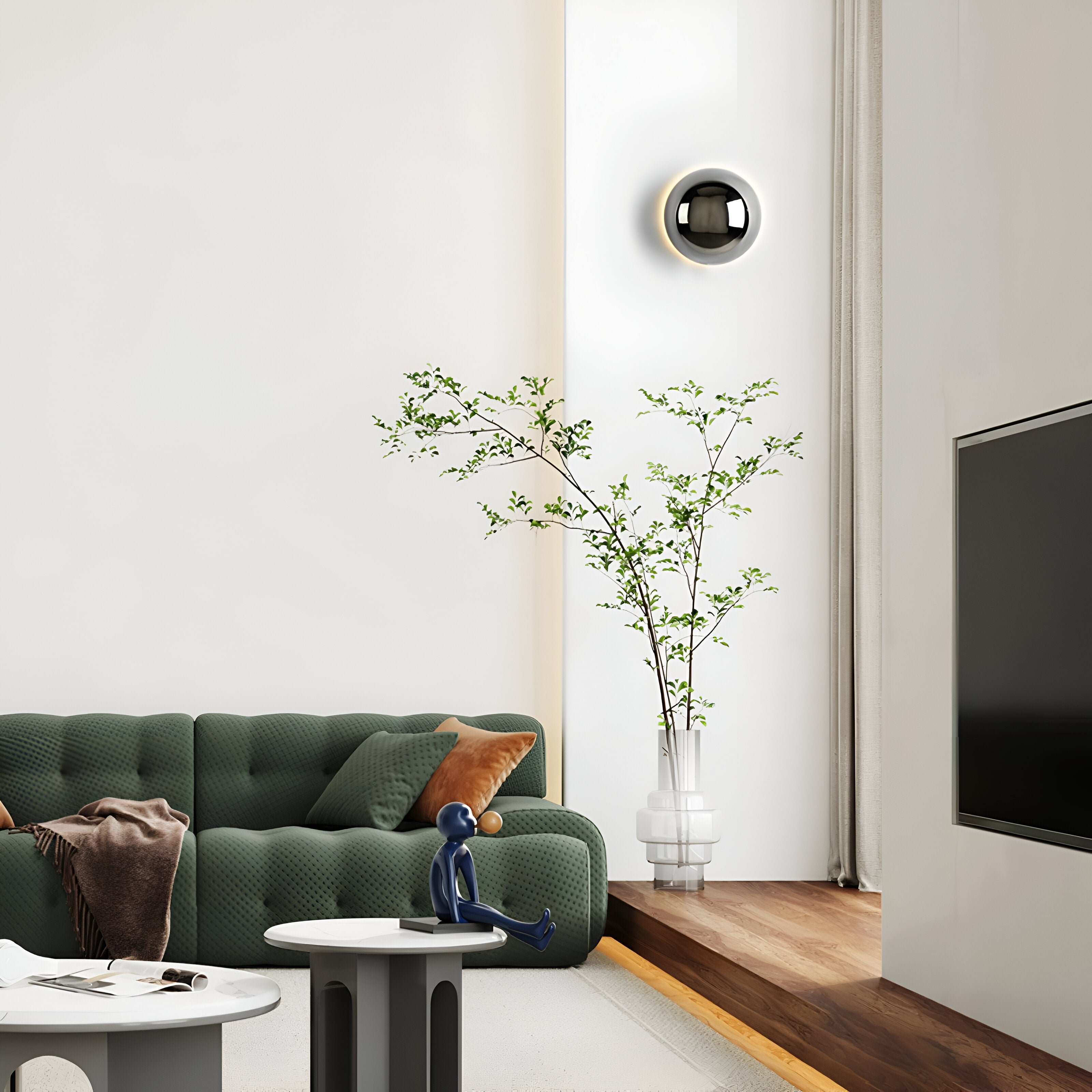 Nordic Iron Eclipse Wall Light