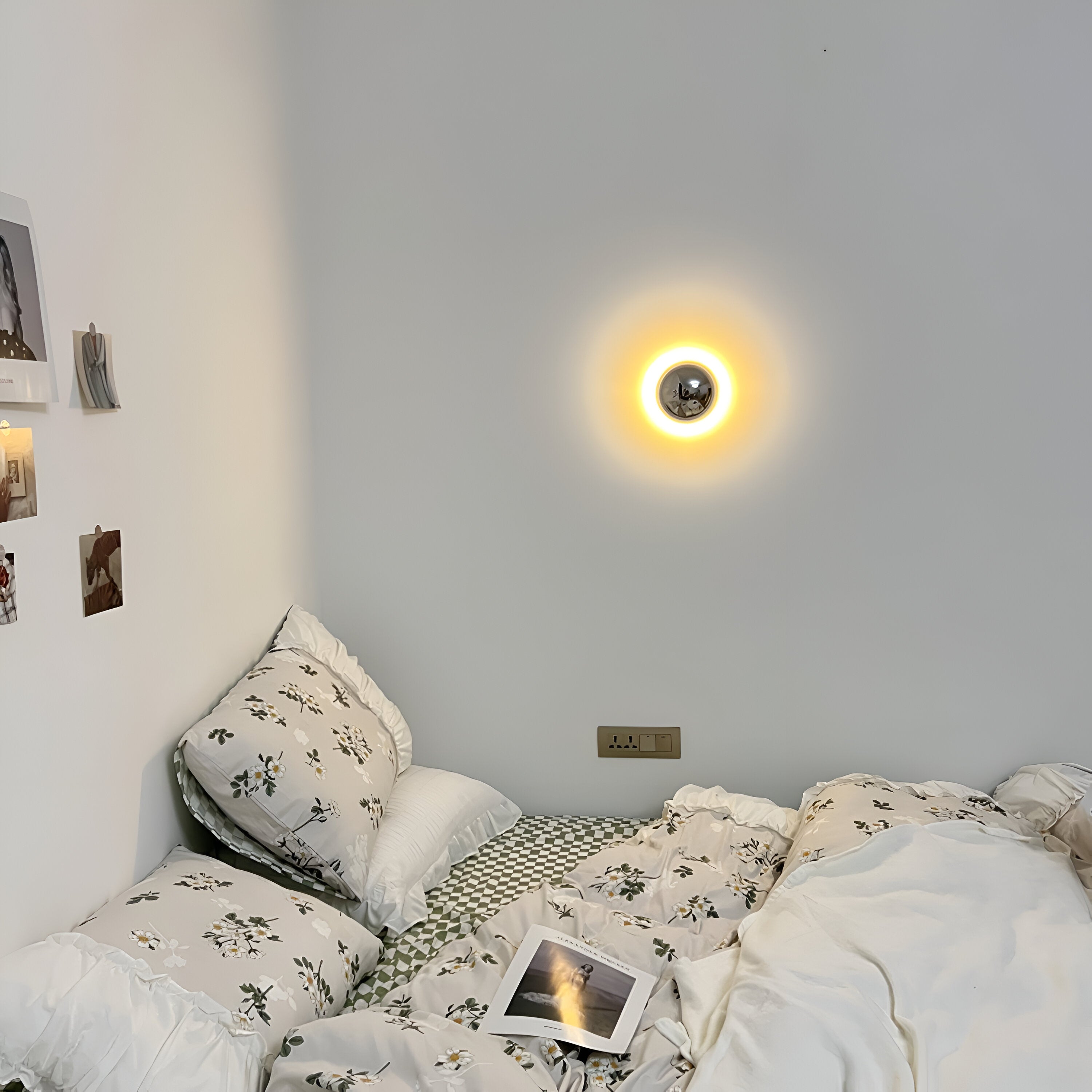 Nordic Iron Eclipse Wall Light