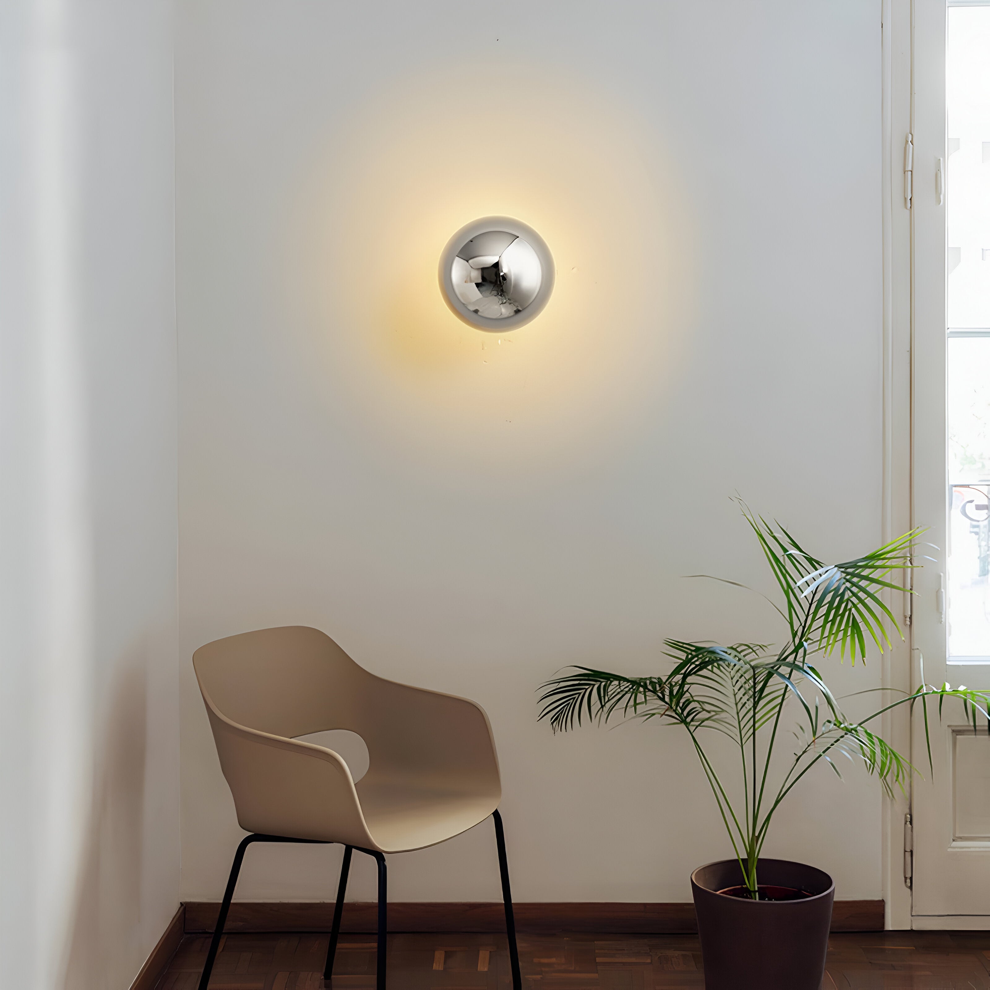Nordic Iron Eclipse Wall Light