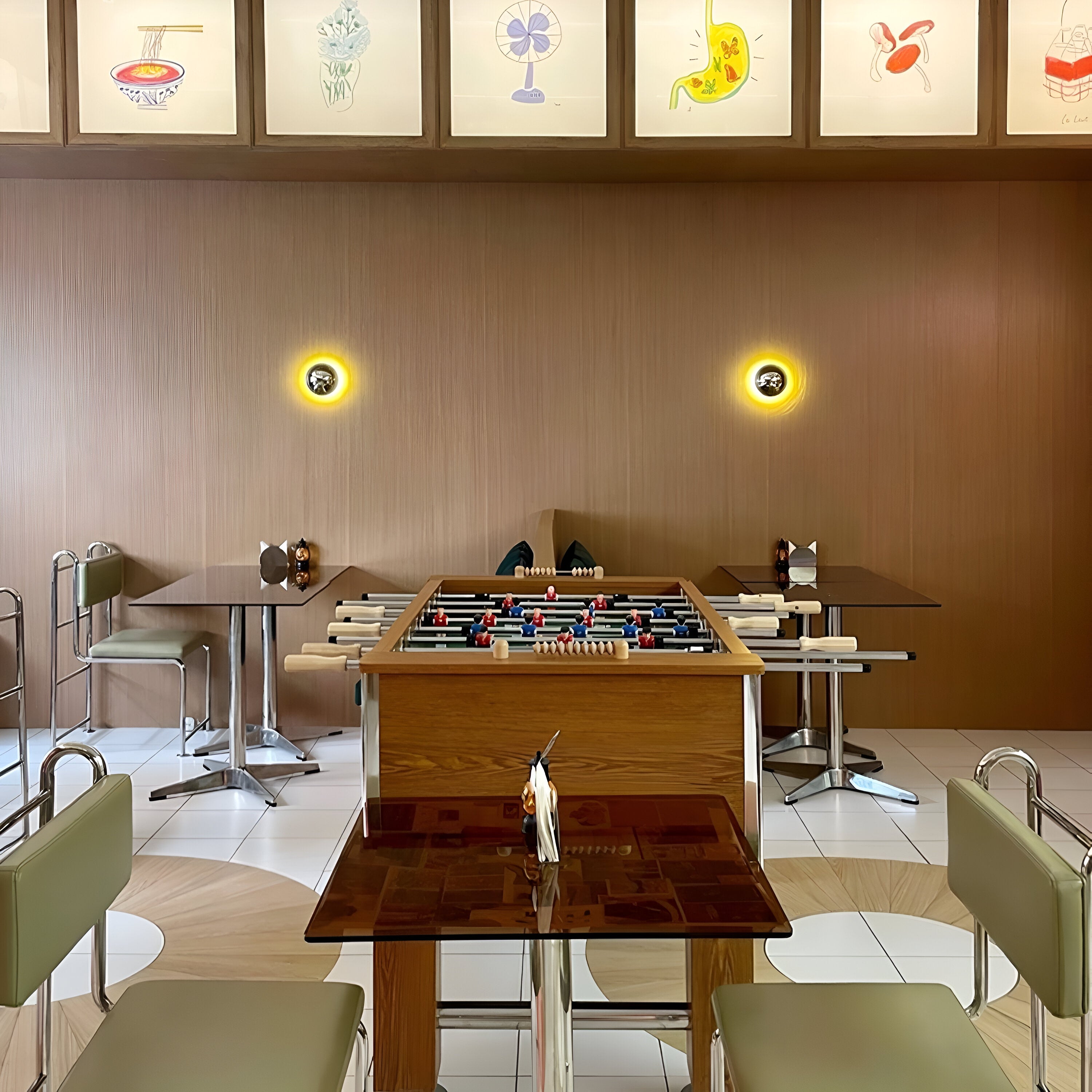 Nordic Iron Eclipse Wall Light