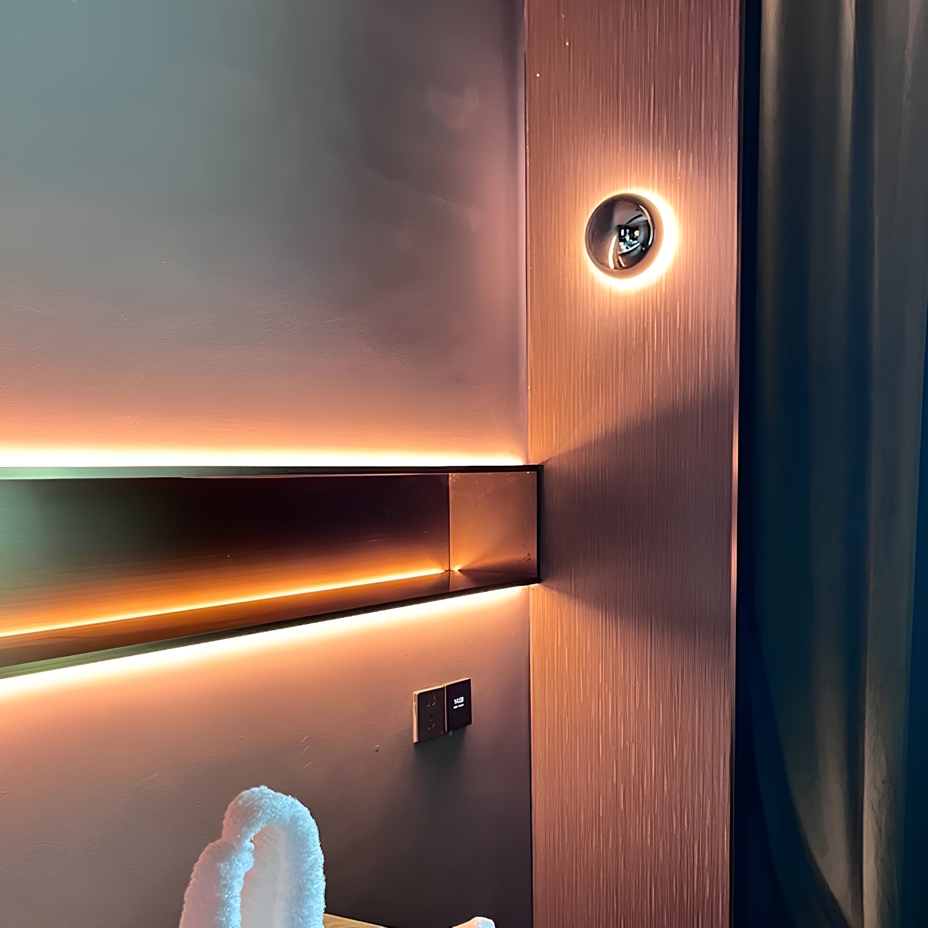 Nordic Iron Eclipse Wall Light