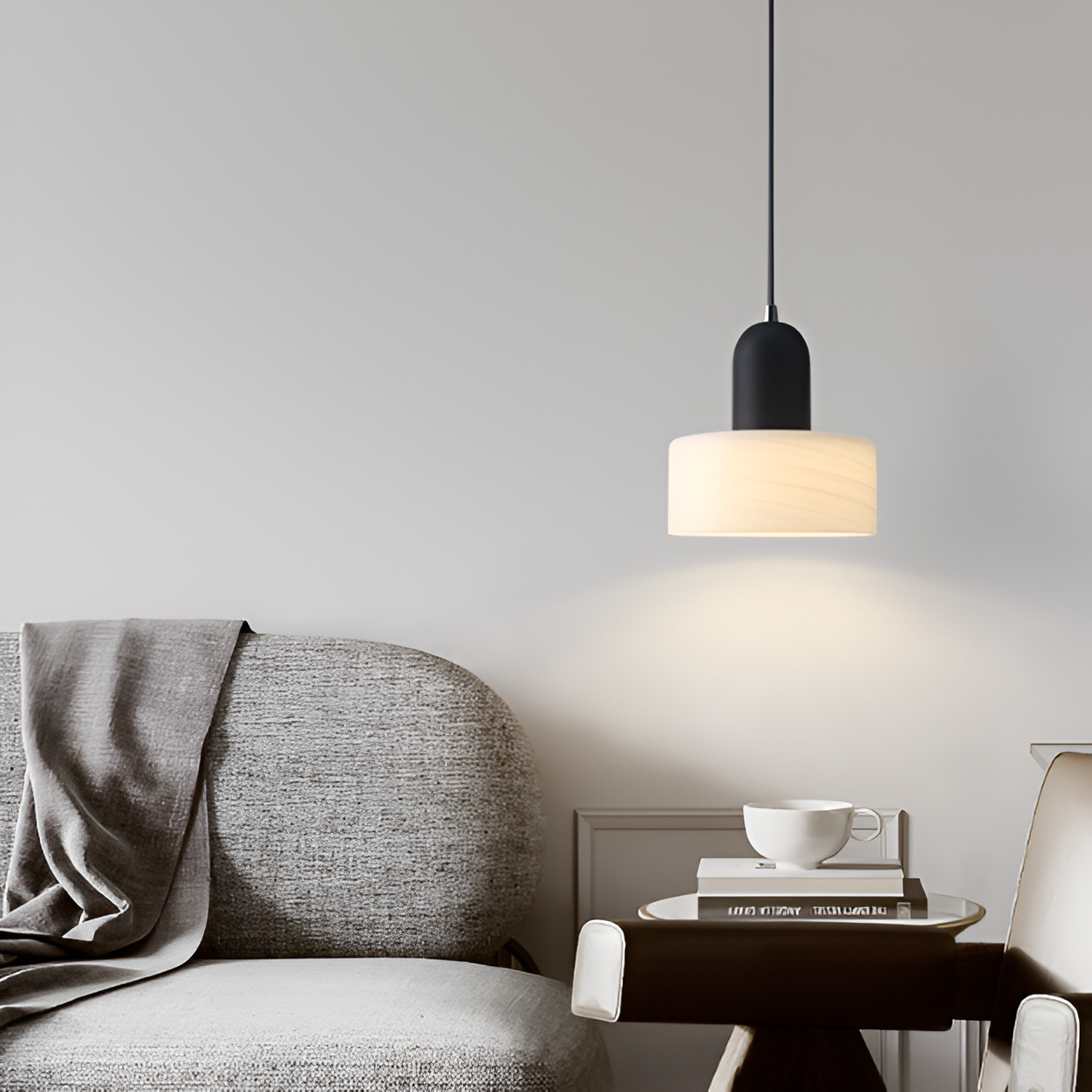 Nordic Iron Glass Suspension Pendant Light