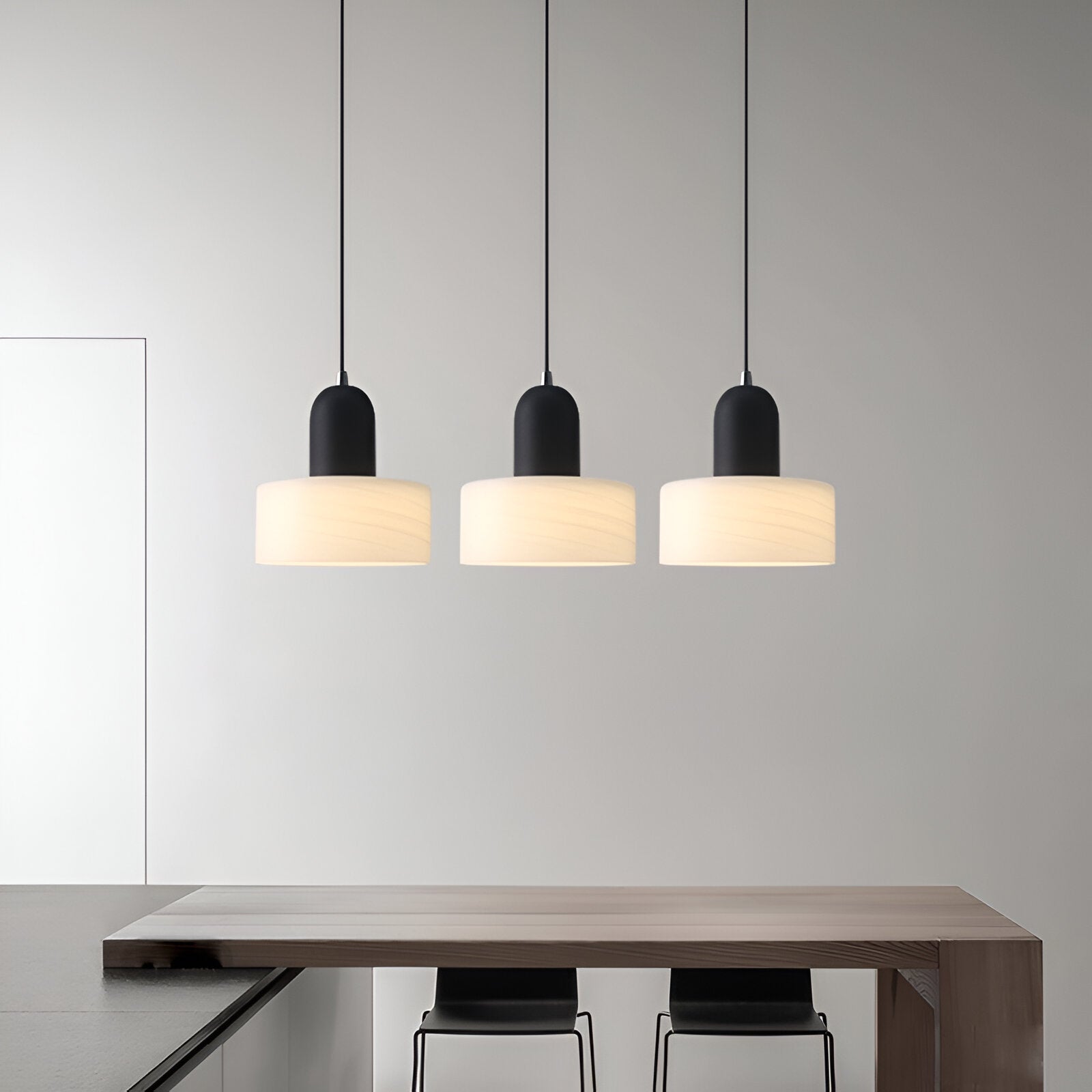 Nordic Iron Glass Suspension Pendant Light