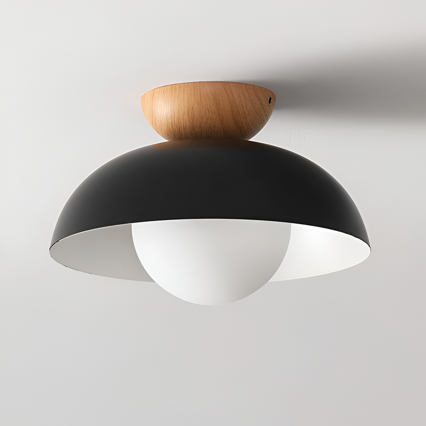 Nordic Minimalist Eco Iron Shade Ceiling Light