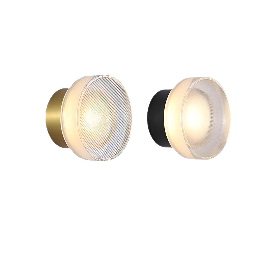 Nordic Modern Frosted Acrylic Round Wall Fixture