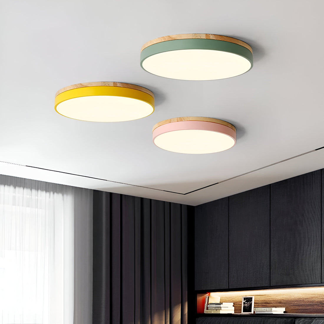 Nordic LED Round Flush Acrylic Minimalist Ceiling Light