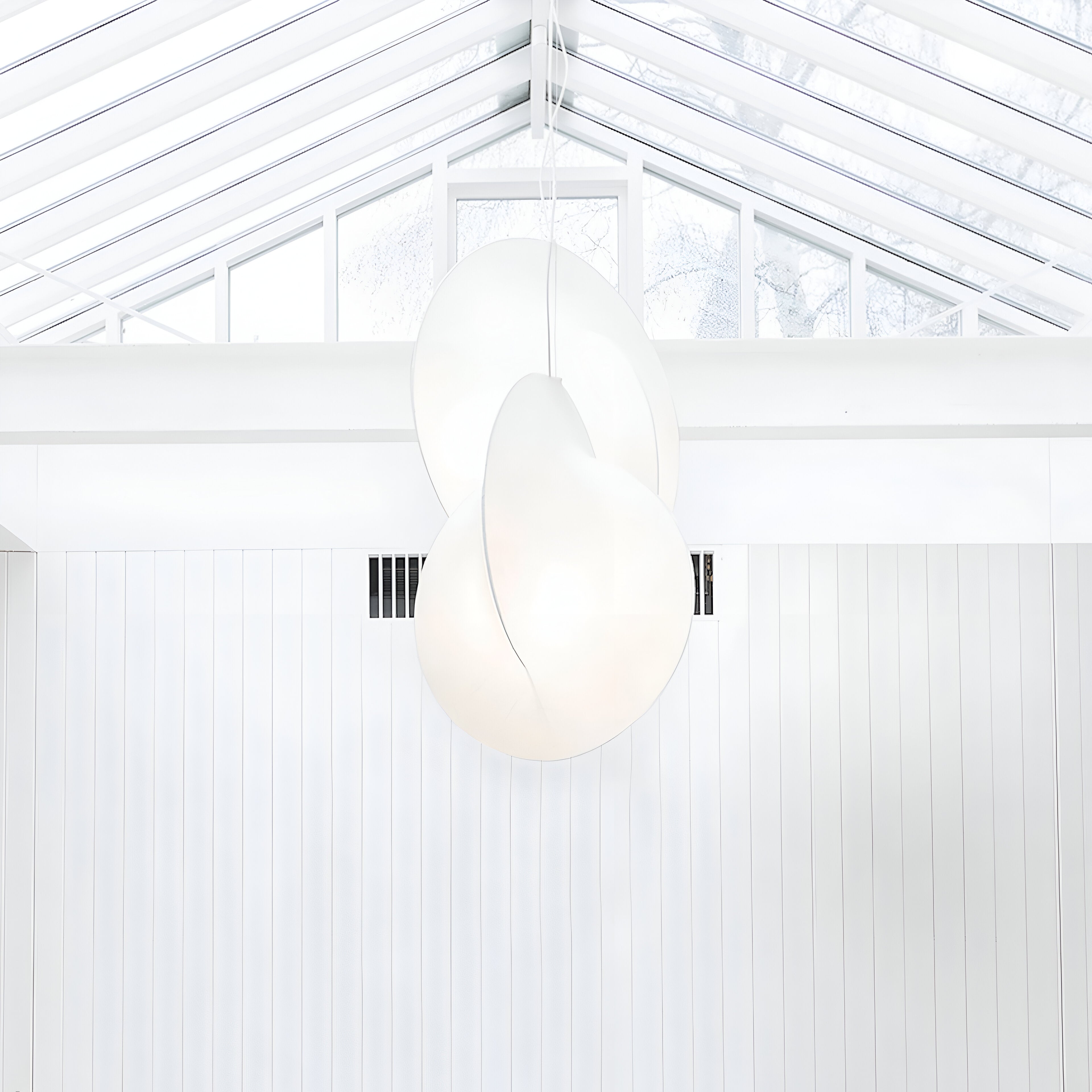 Nordic Organic Sculptural Silk Pendant Light