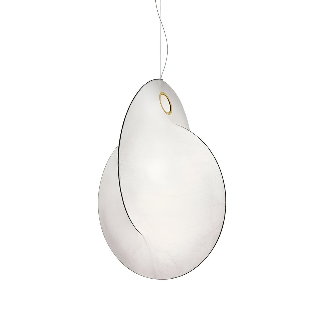 Nordic Organic Sculptural Silk Pendant Light