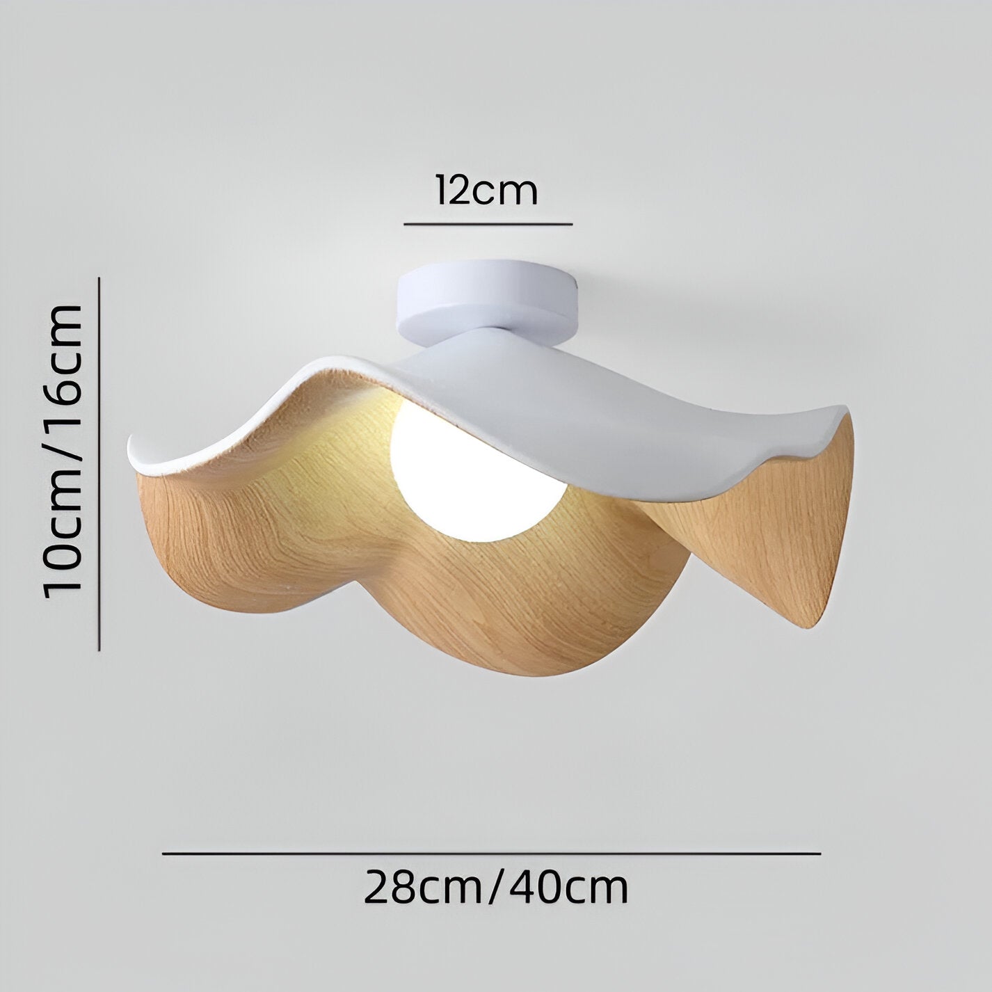 Nordic Resin Flower Shape Ceiling Light