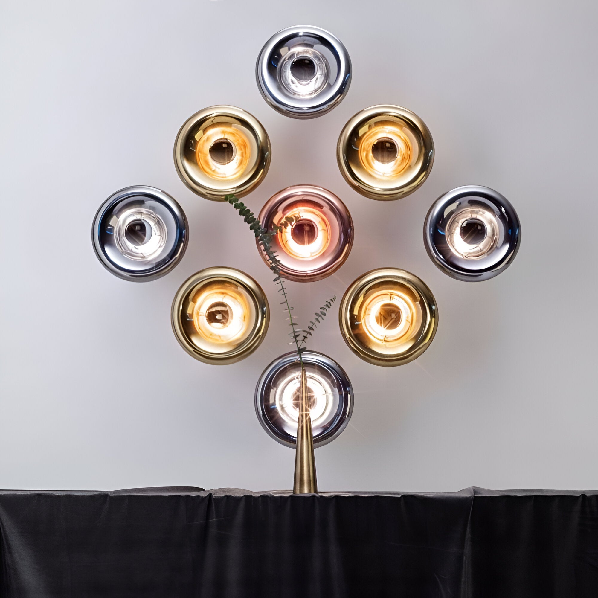 Elina Nordic Metal Wall Light