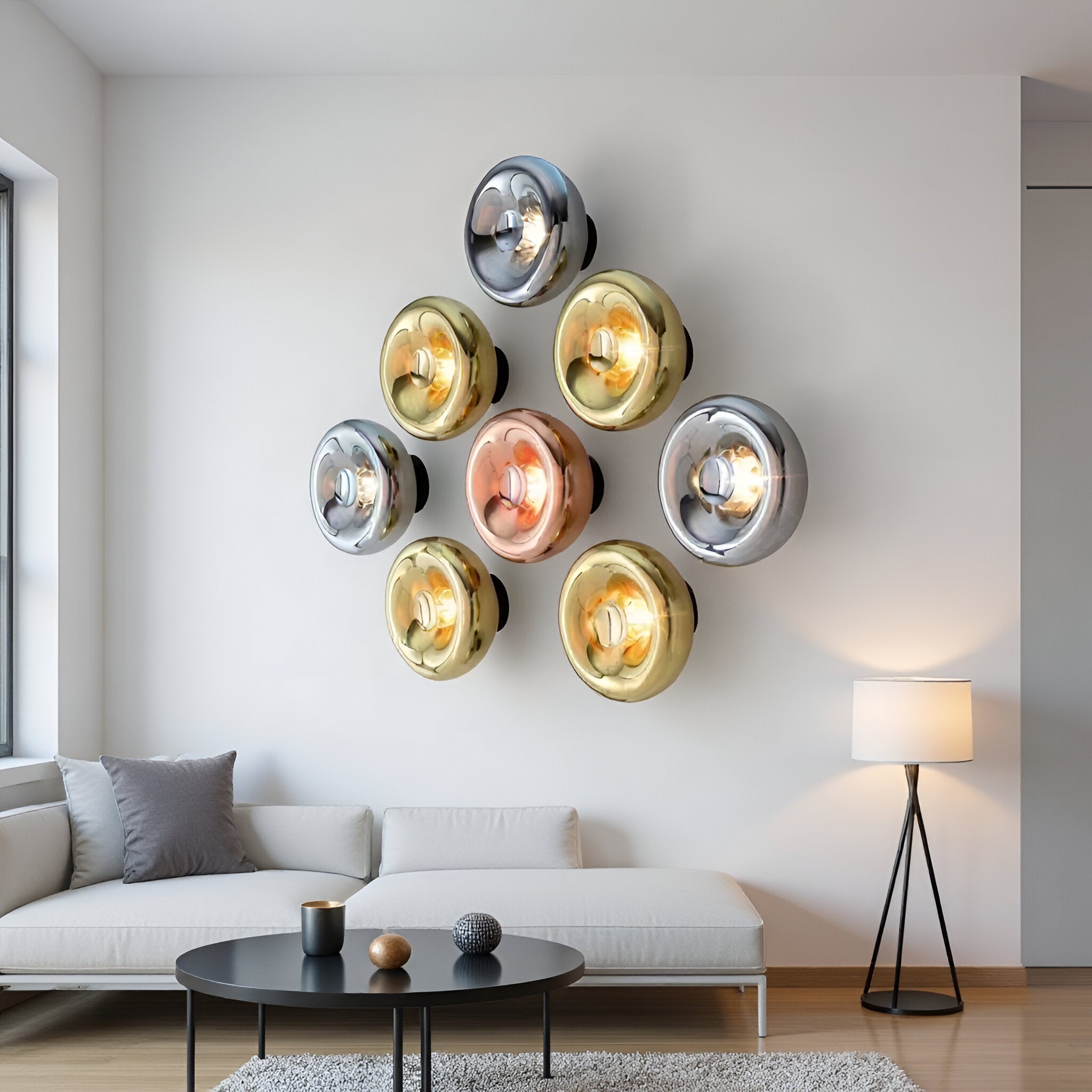 Elina Nordic Metal Wall Light