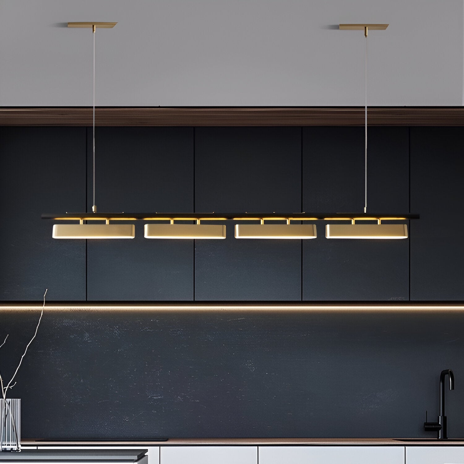 Nordic Stainless Steel Skylar LED Pendant Light