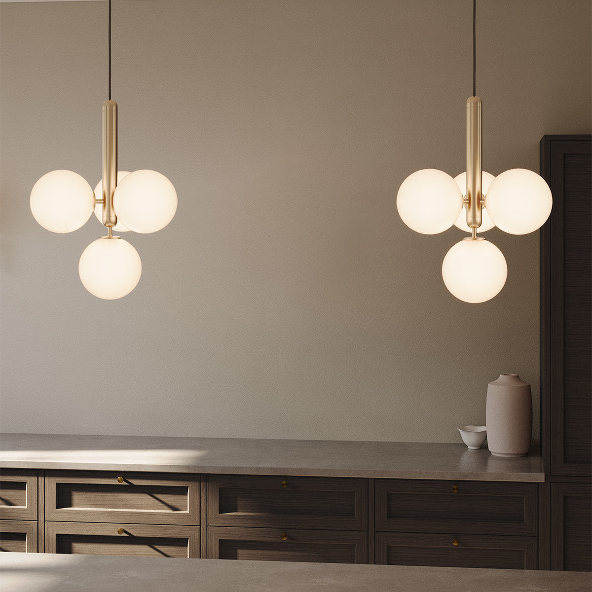 Solara Modern Glass Pendant Light