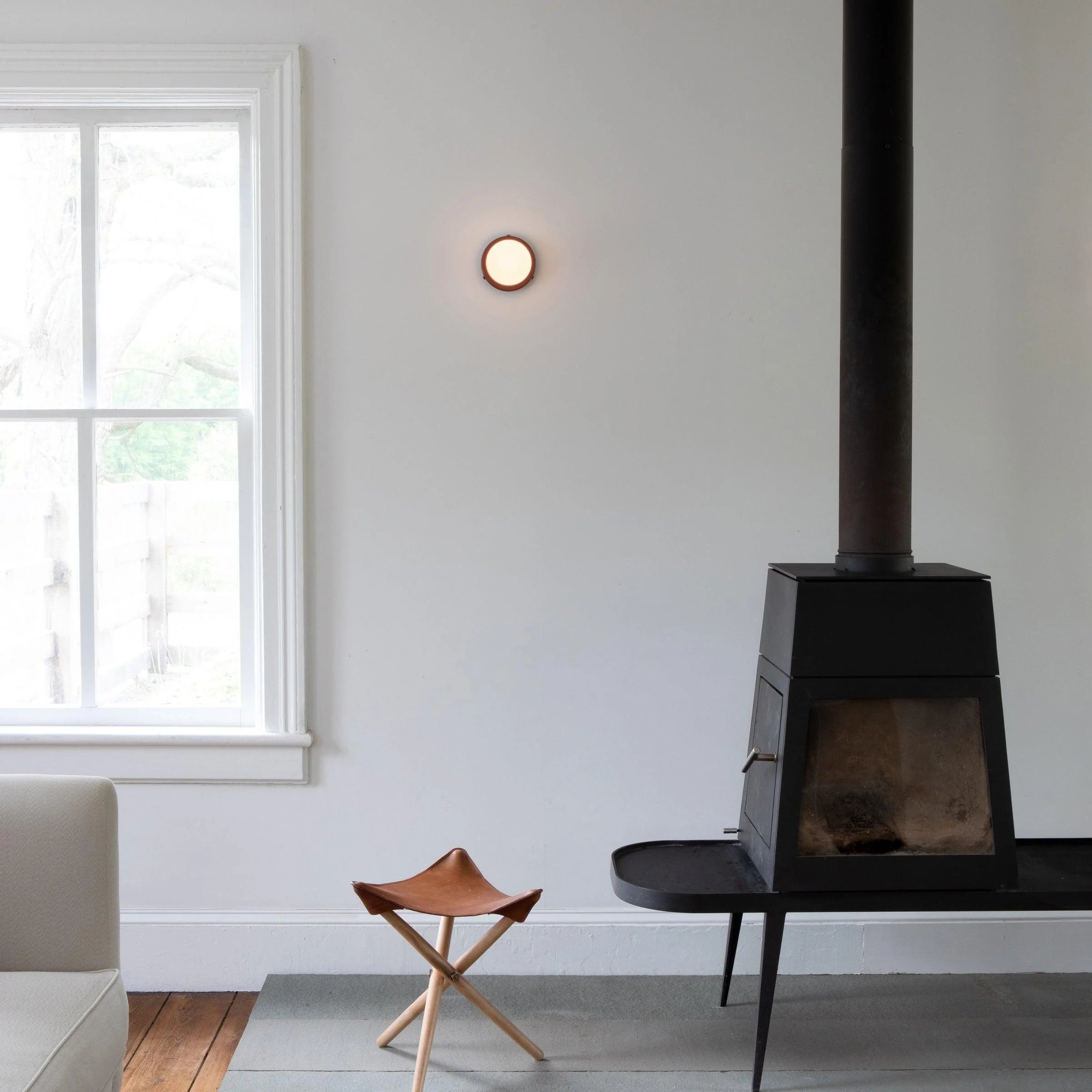 Nordic Rounded Minimalist LED Iron Wall Light
