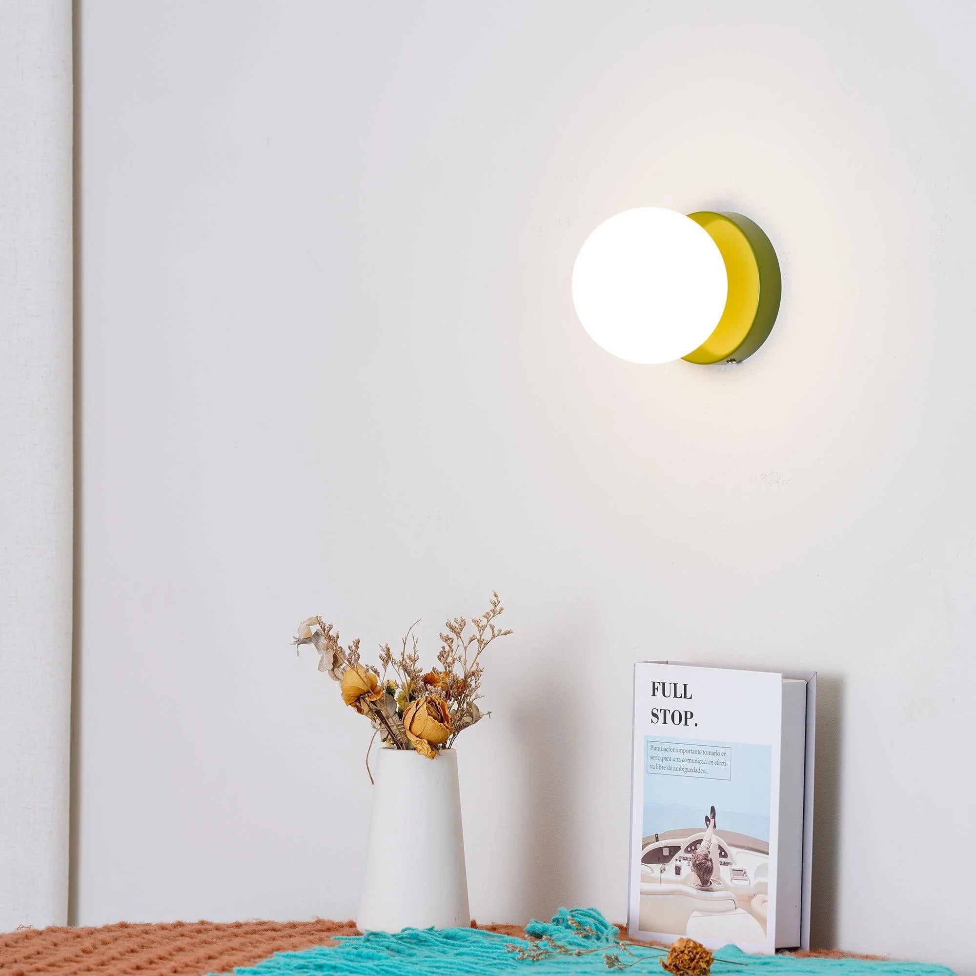 Nordic Rounded Minimalist LED Iron Wall Light