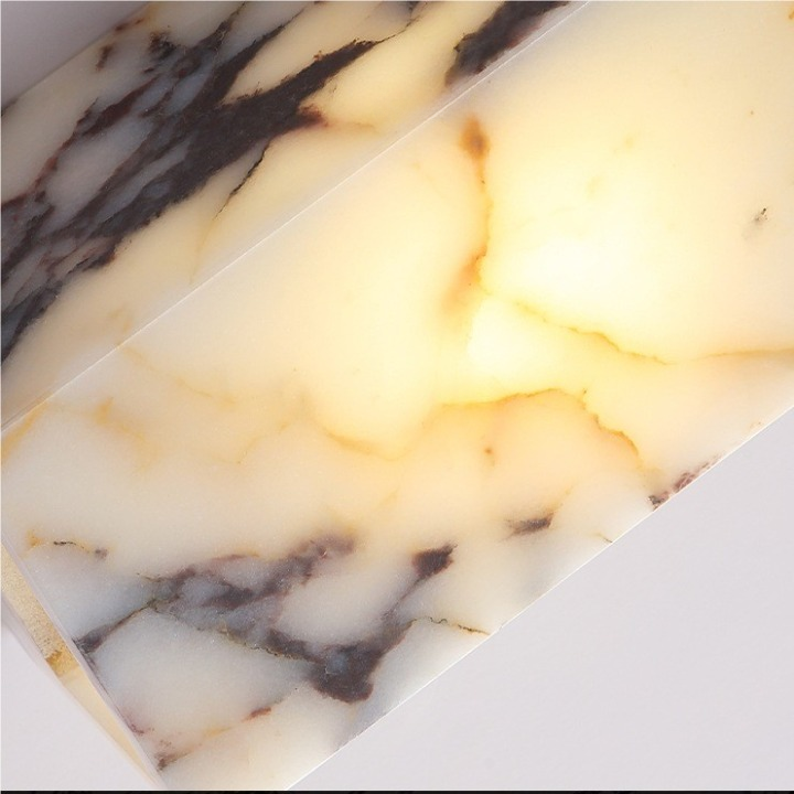 Lampada da parete in pietra naturale Moonshade in marmo di lusso