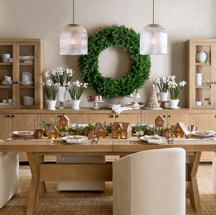 Farmhouse Cooper Ribbed Glass Pendant Light