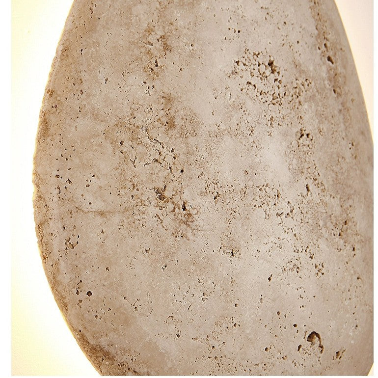 Nordic Beatrice Floating Travertine Stone Wall Light