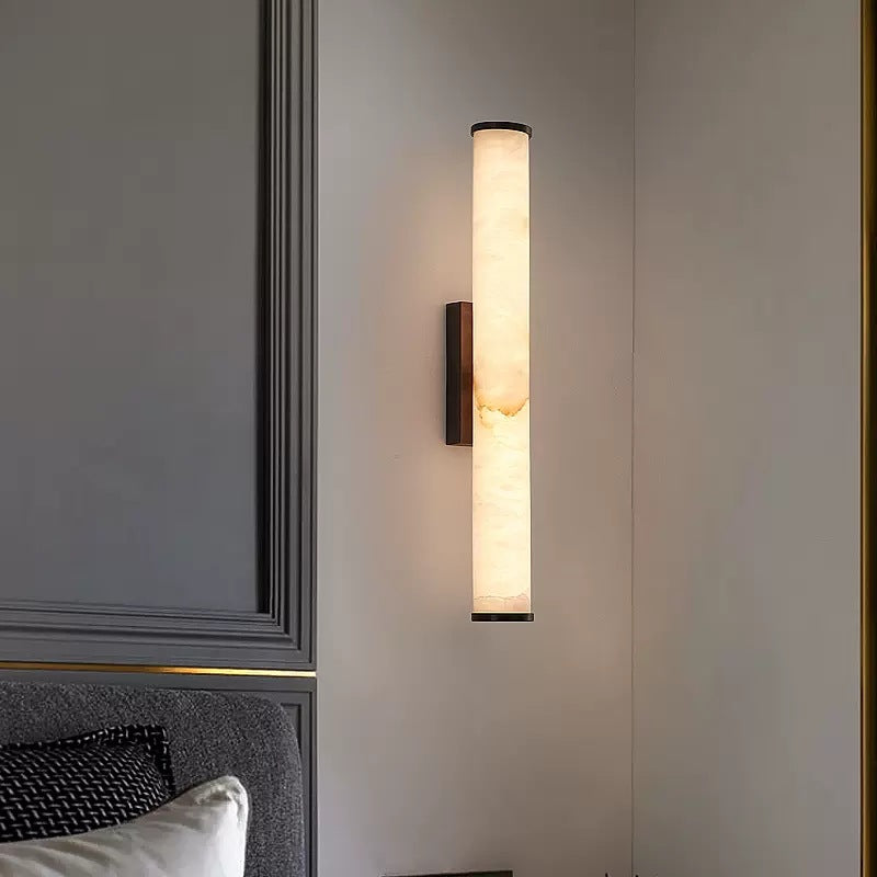 Callisto Spanish Marble Copper Modern Minimalist Wall Lamp