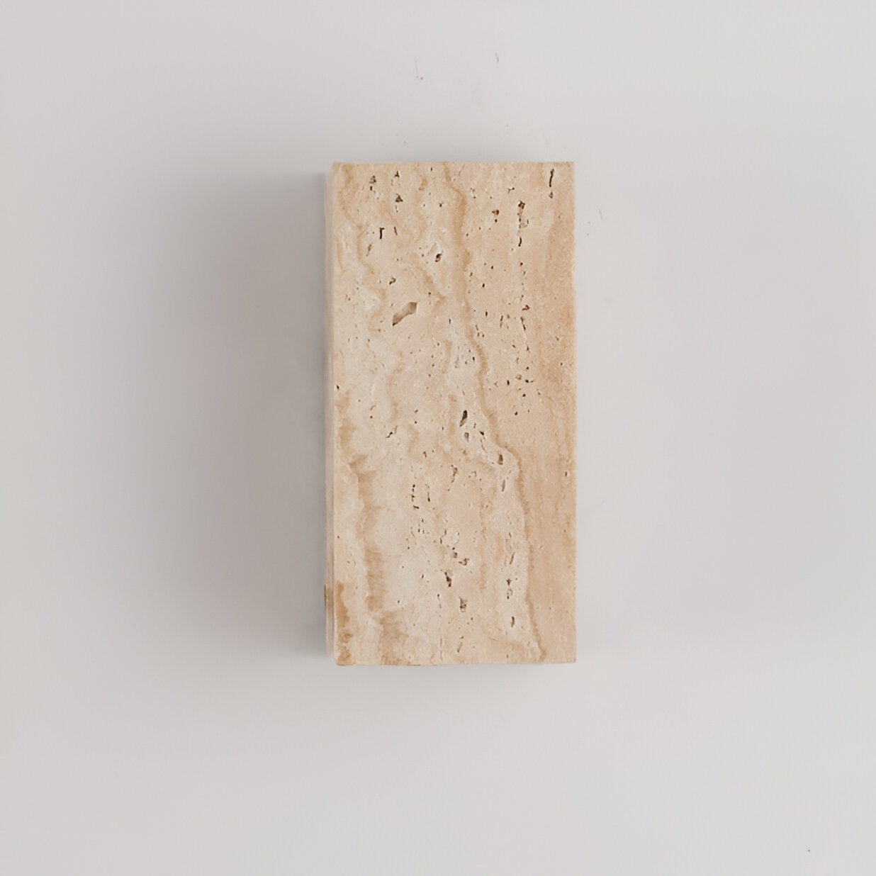 Travertine Stone Minimalist Outdoor LED Wall Light
