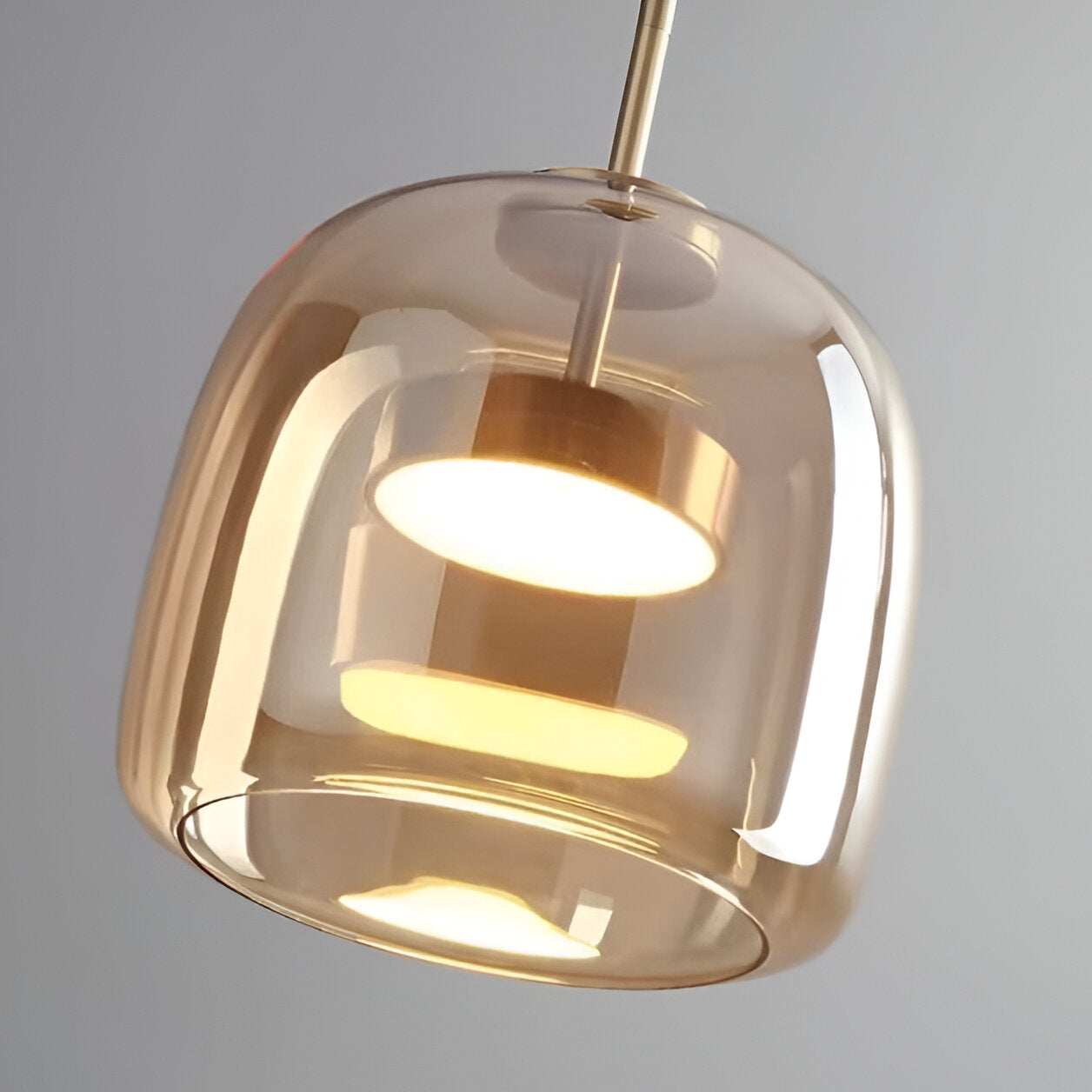Retro Hailie Modern Glass LED Pendant Light
