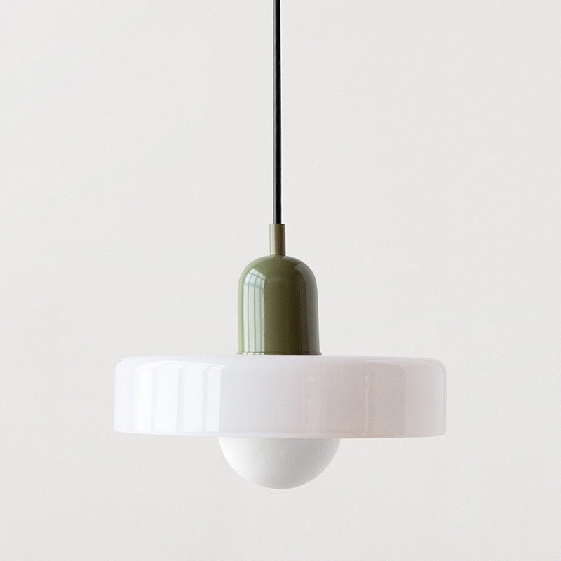 Leuchtender Halo Moderne Glas Pendelleuchte