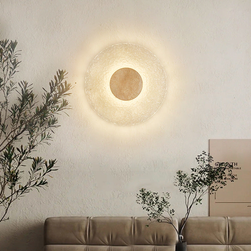 Acrylic Travertine Creative Wall Light