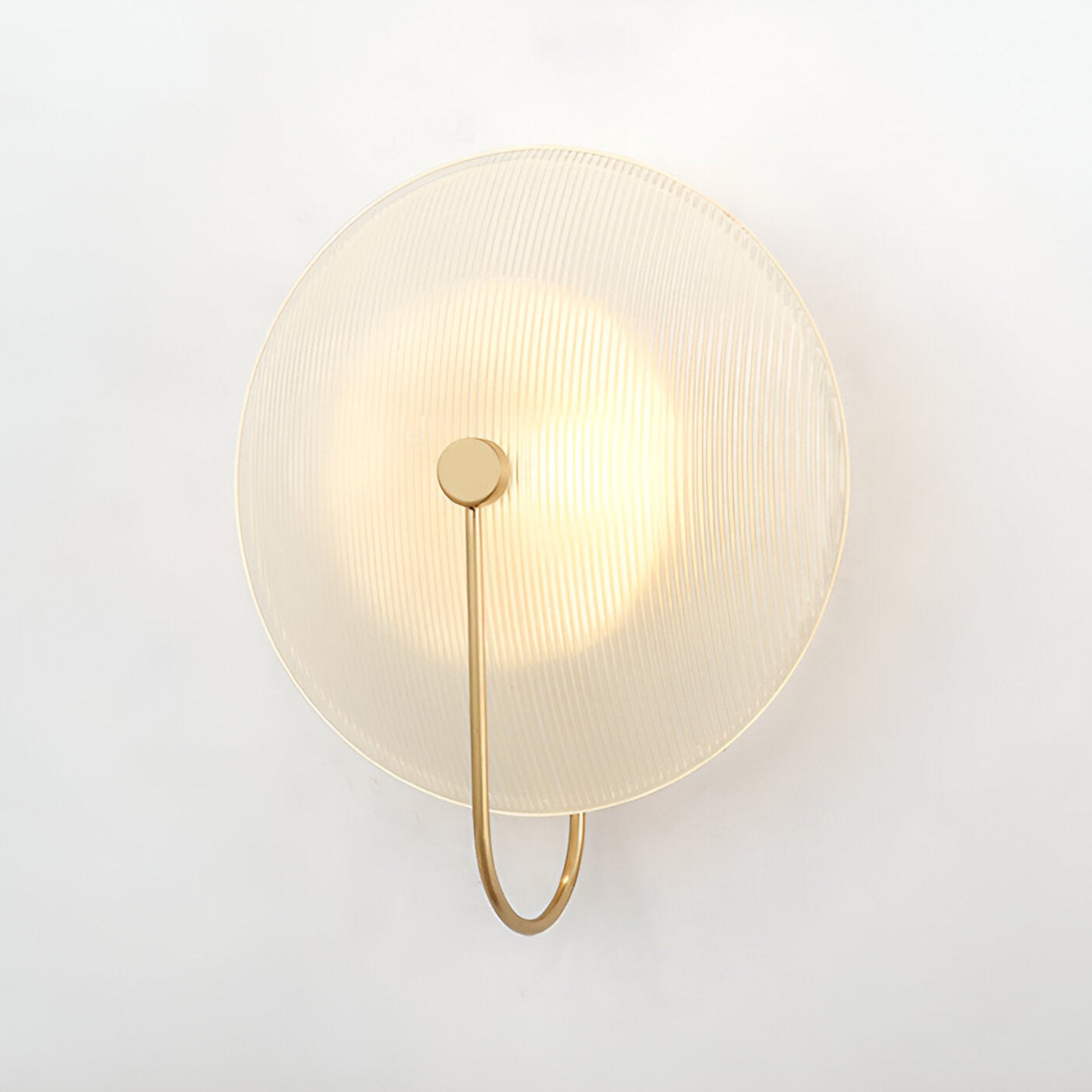 Modern Nordic Round Glass Wall Light