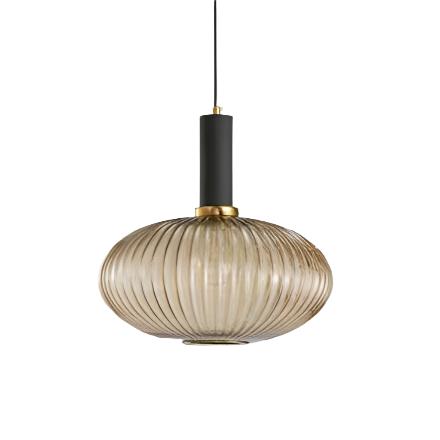 Nordic Colorful Glass Retro Pendant Light