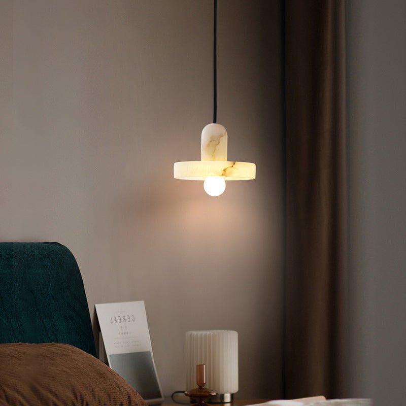 Elegant Alabaster Marble Pendant Light