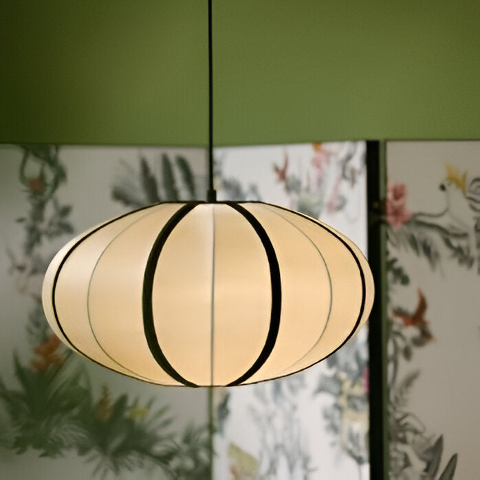 Japandi Silk Veil Pendant Light
