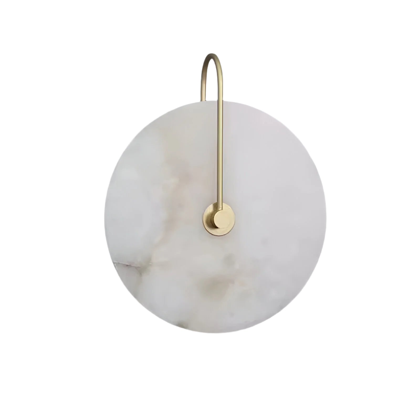 Moonshade Natural Marble Alabaster Minimalist Wall Light