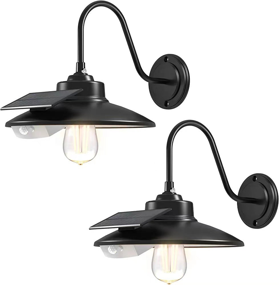 Retro IP65 Waterdichte Buiten Solar Wandlamp