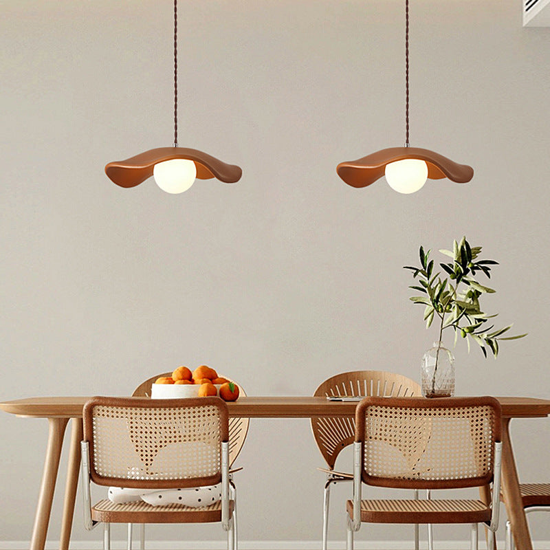 Yumi Sculptural Resin Elegance Minimalist Pendant Light