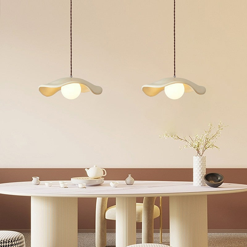 Yumi Sculptural Resin Elegance Minimalist Pendant Light