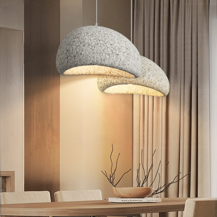 Nordic Wabi Sabi Fiberglass Pendant Light