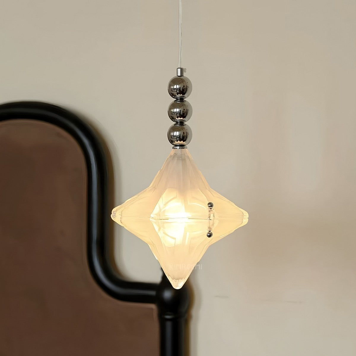 Star Retro Glass Pendant Light