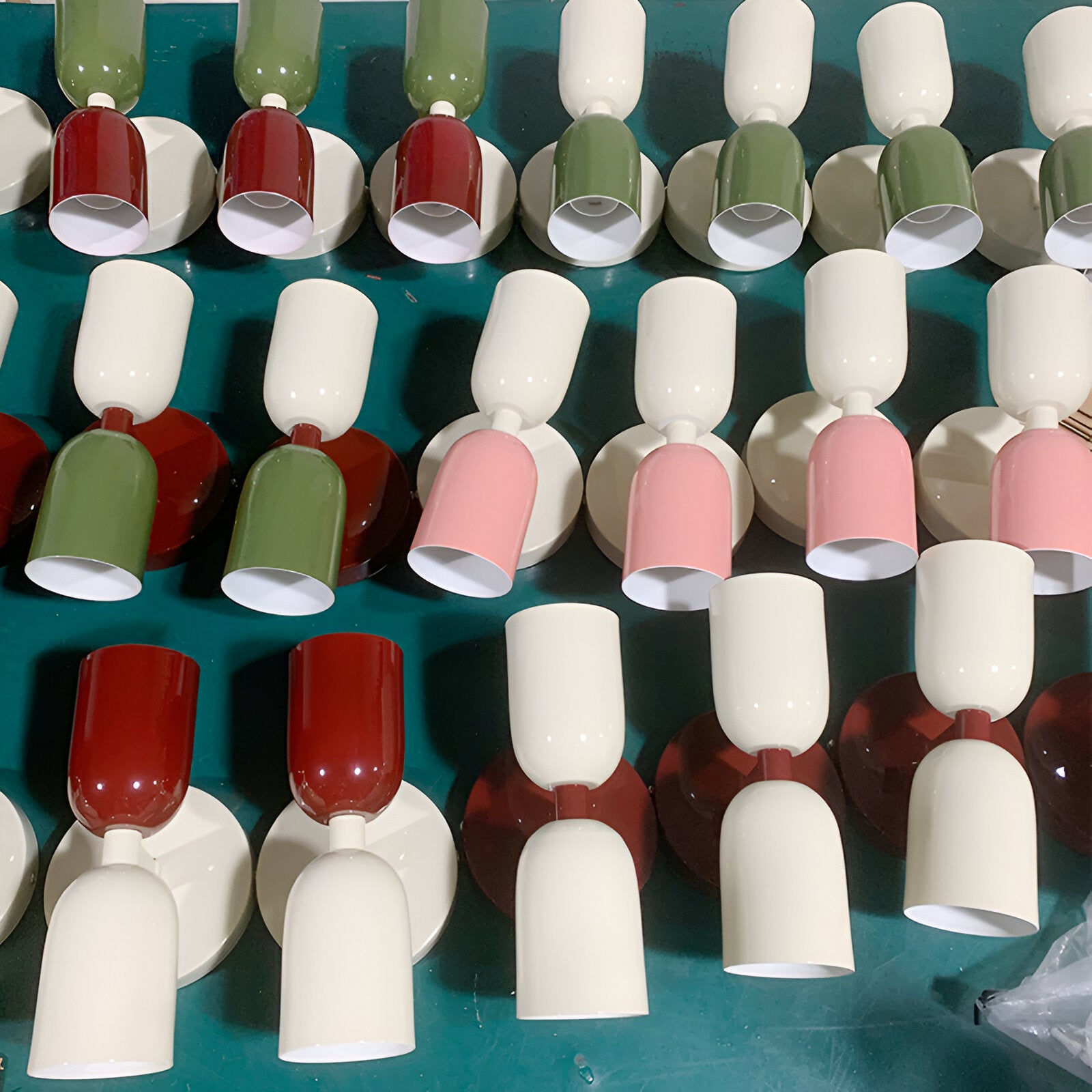 Nordic Colorful Double Head Iron Wall Light