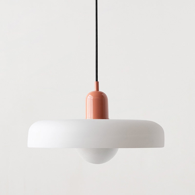 Leuchtender Halo Moderne Glas Pendelleuchte