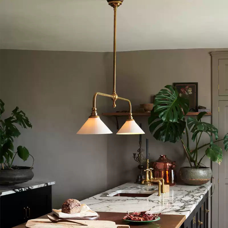 Alaric Linear Brass Modern Pendant Light